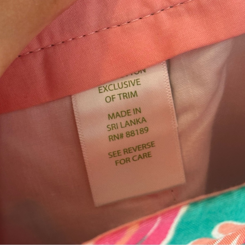 Lilly Pulitzer Womens Size 2 Lagoon Green Avenue Bermuda Shorts Seaside Pattern - Picture 13 of 16
